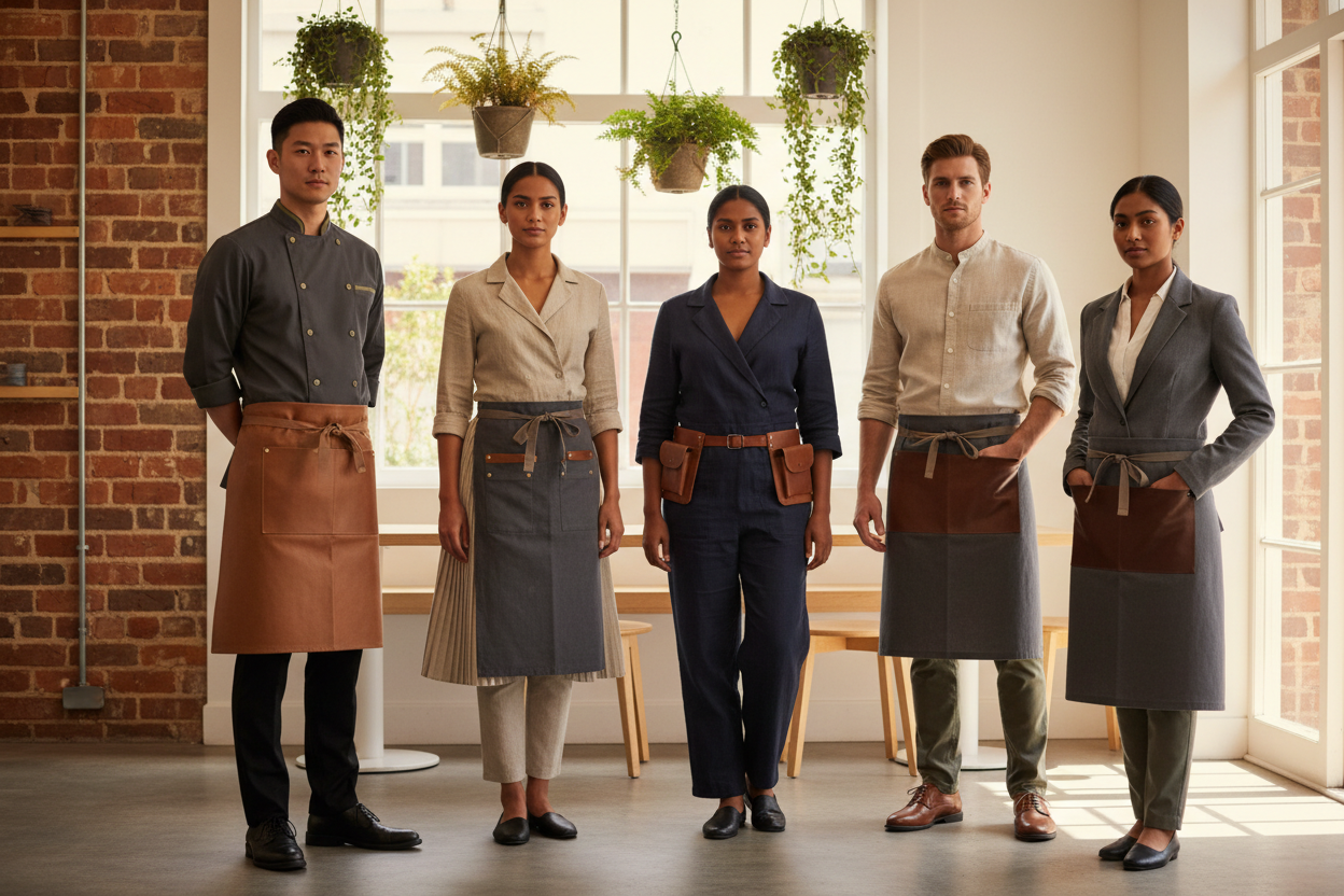 Modern Cafe Uniforms & Restaurant Aprons: 2026 Uniform Trends Transforming Australian Hospitality