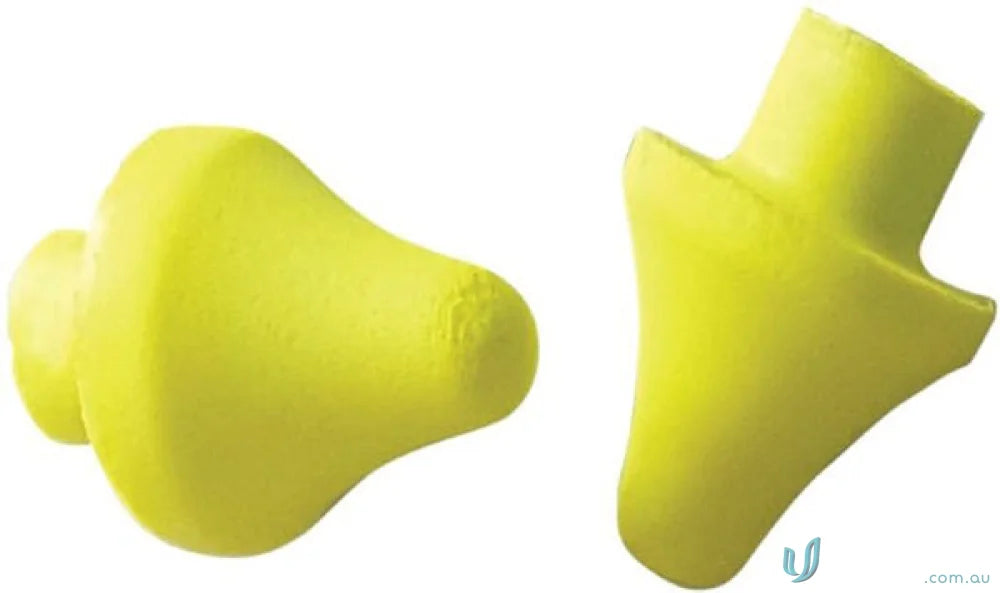Yellow foam earplugs replacement pods for workwear and uniforms from MaxiPlug Quiet Band