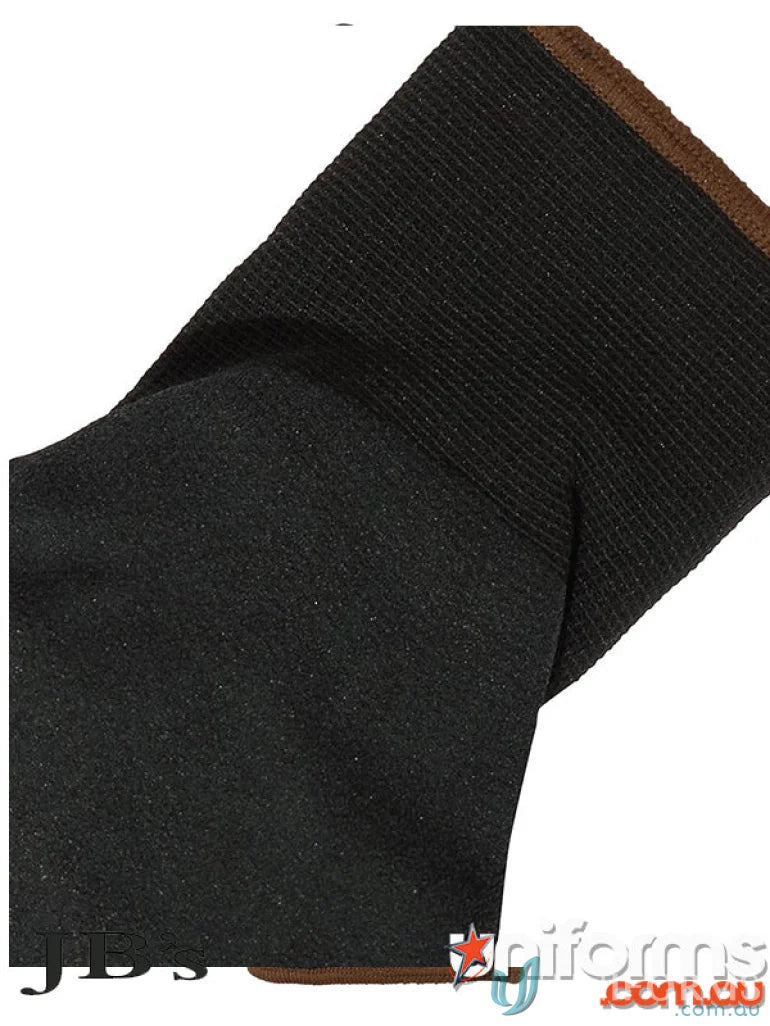 Black knitted glove sleeve for nitrile gloves, sold in a 12pk, perfect for protection