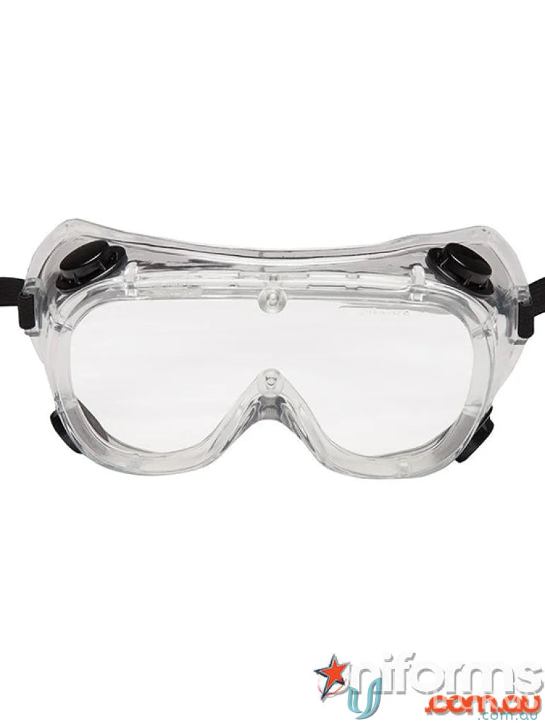 Clear safety goggles from the 12pk vented goggle set for eye protection