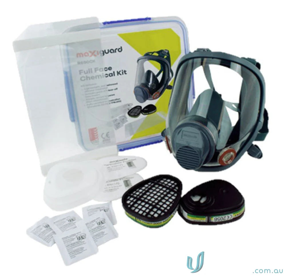Full face respirator chemical kit for workwear and uniforms protection