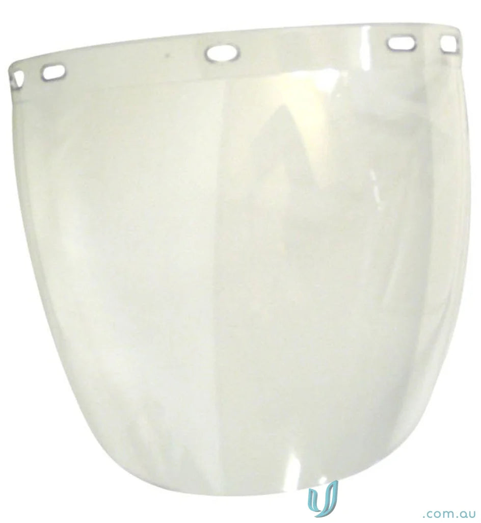 Transparent protective face shield for replacement clear extra high impact visor protection