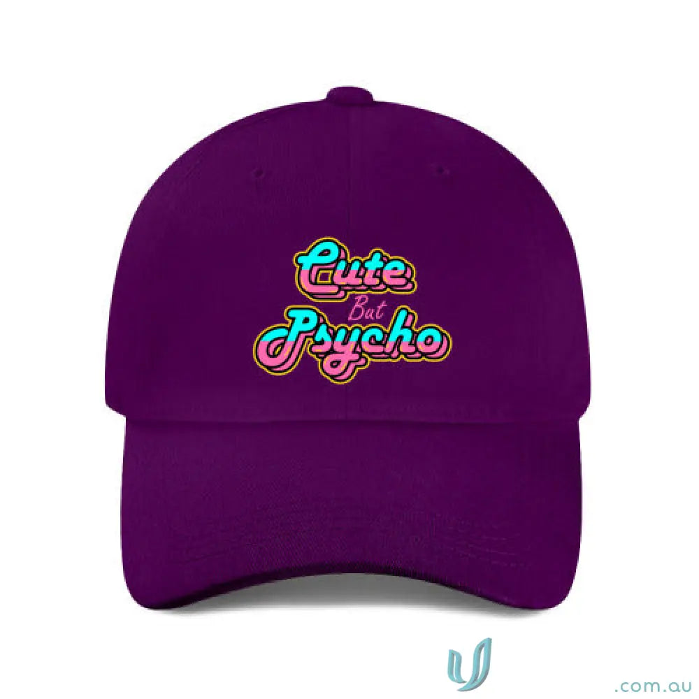 25 Printed Caps Purple Headwear