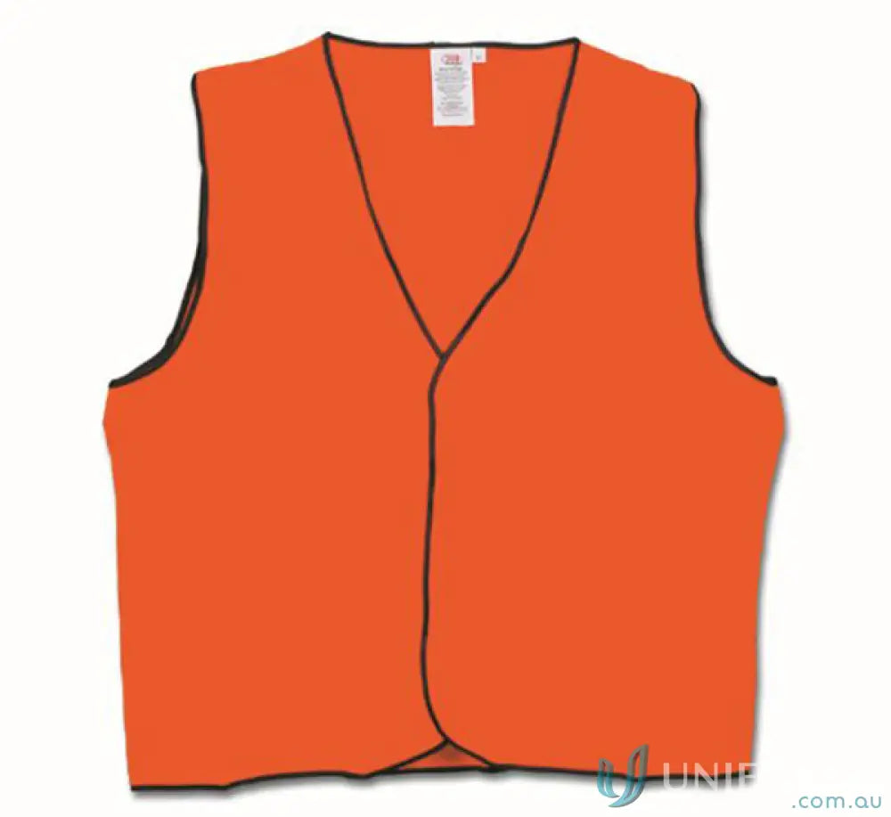 Bright orange safety vest from Maxisafe, perfect for workwear and uniforms