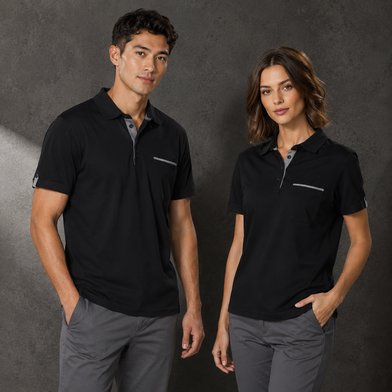 Contrast Check Polo