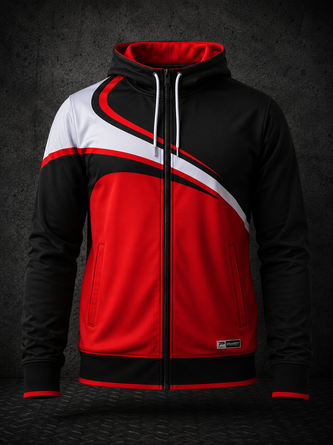 JK-C110 Custom Hooded Track Jacket