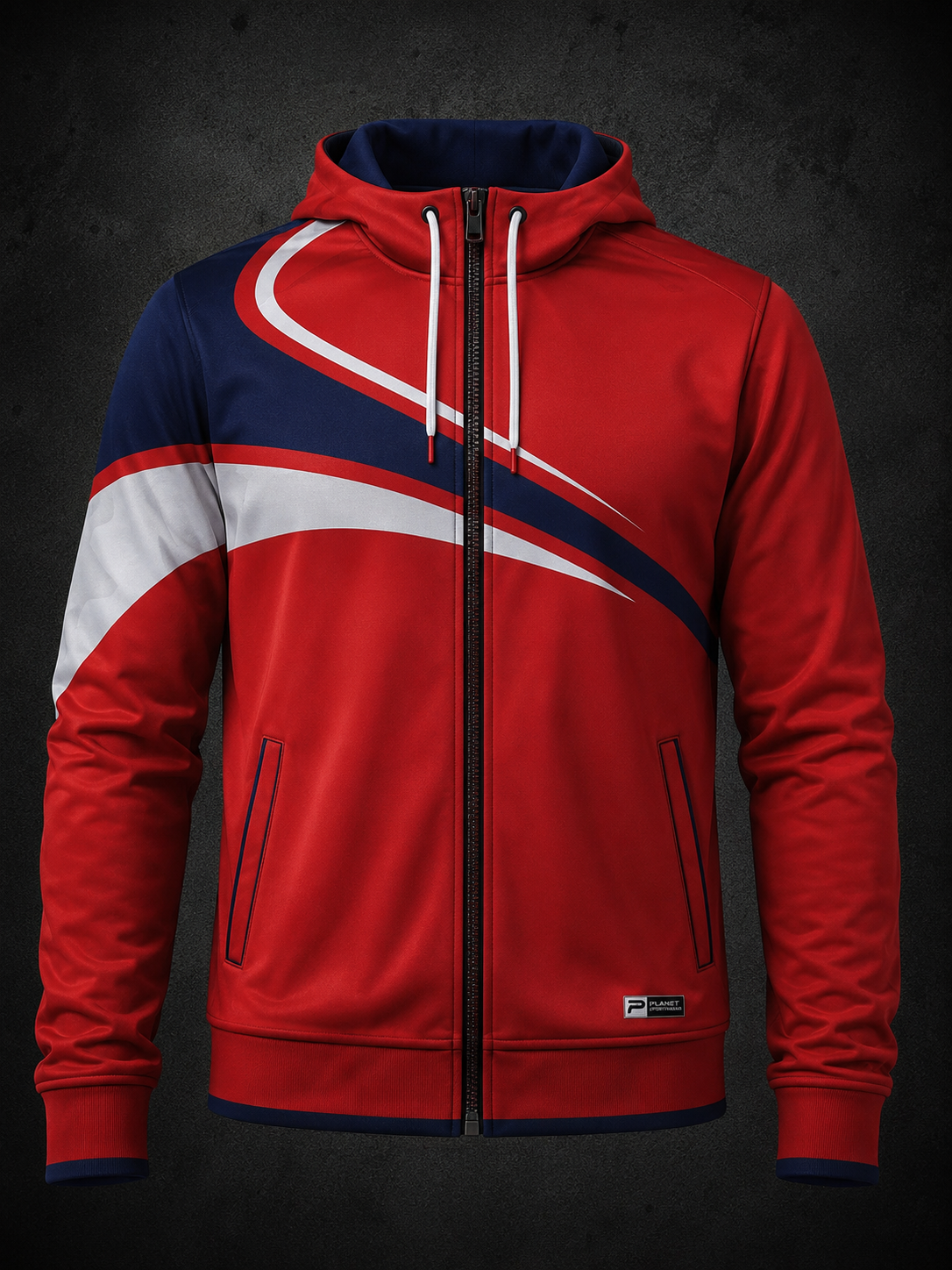 JK-C110 Custom Hooded Track Jacket