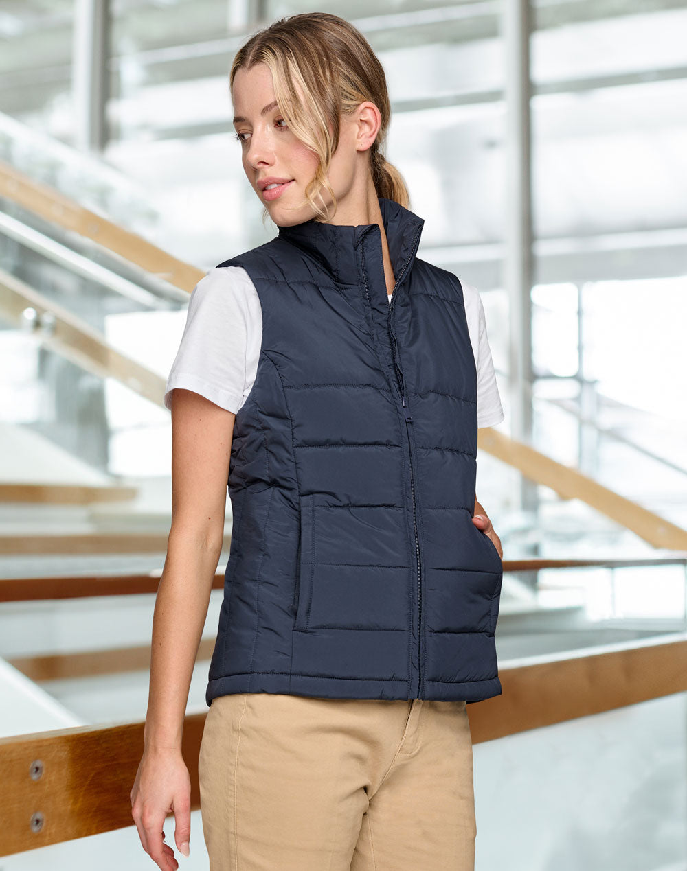 Ladies Sustainable Insulated Puffer Vest