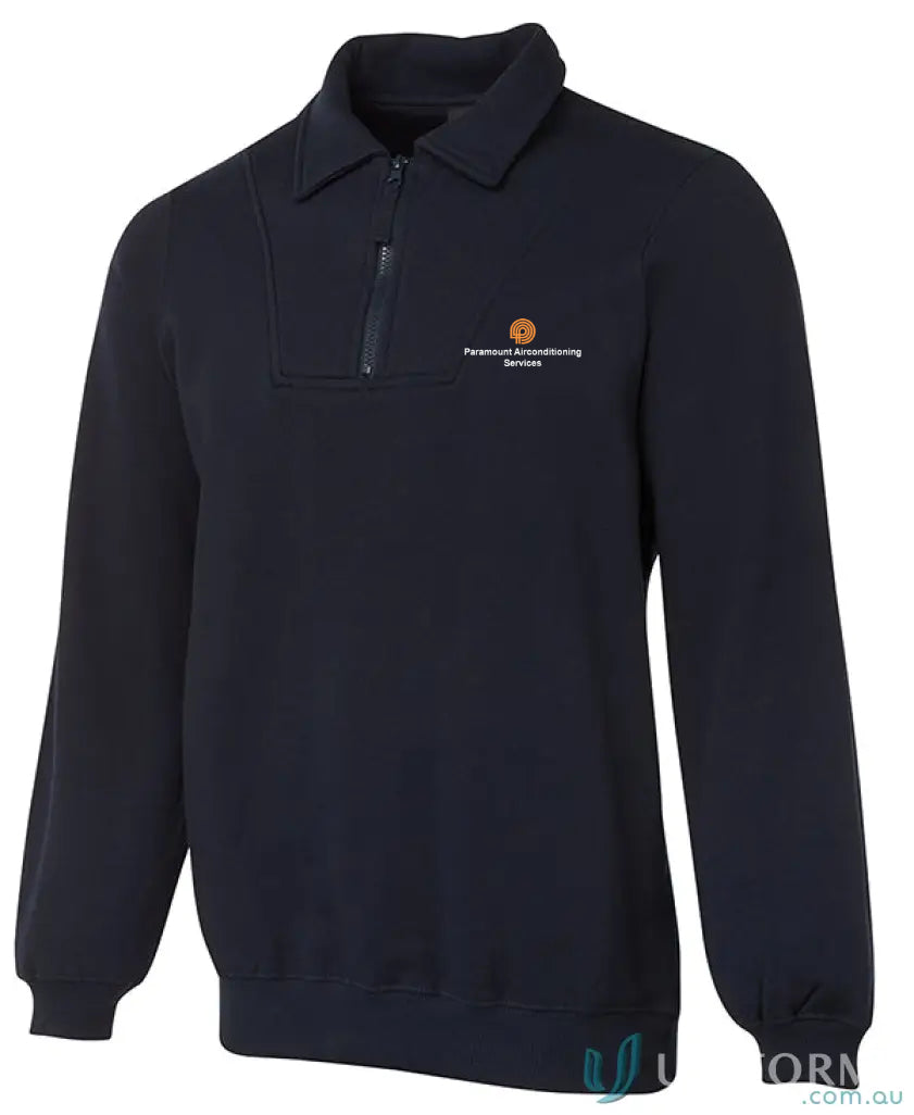 Paramount Air (EMB) Half Zip Sweater