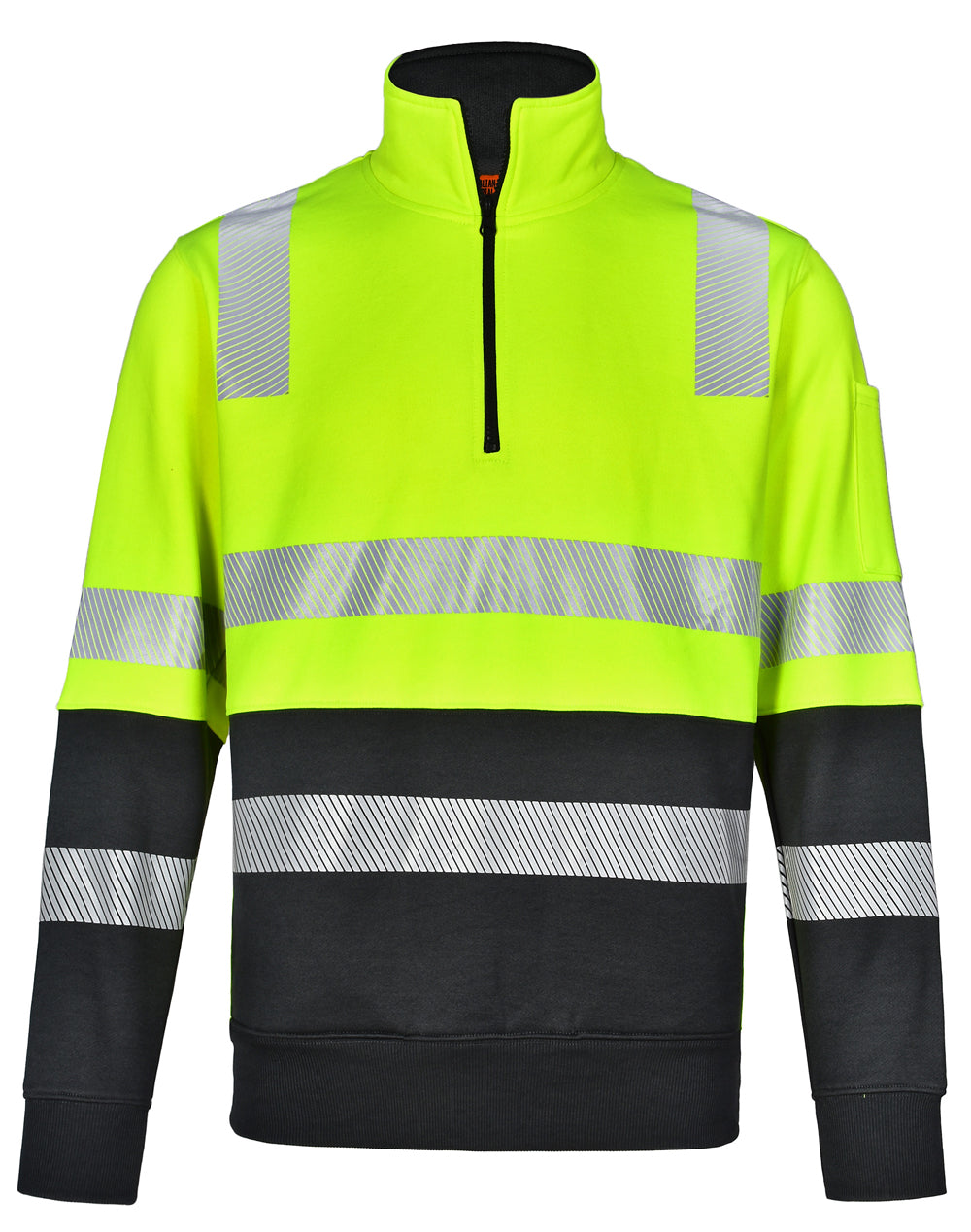 HiVis Segmented Tape Zip Fleece