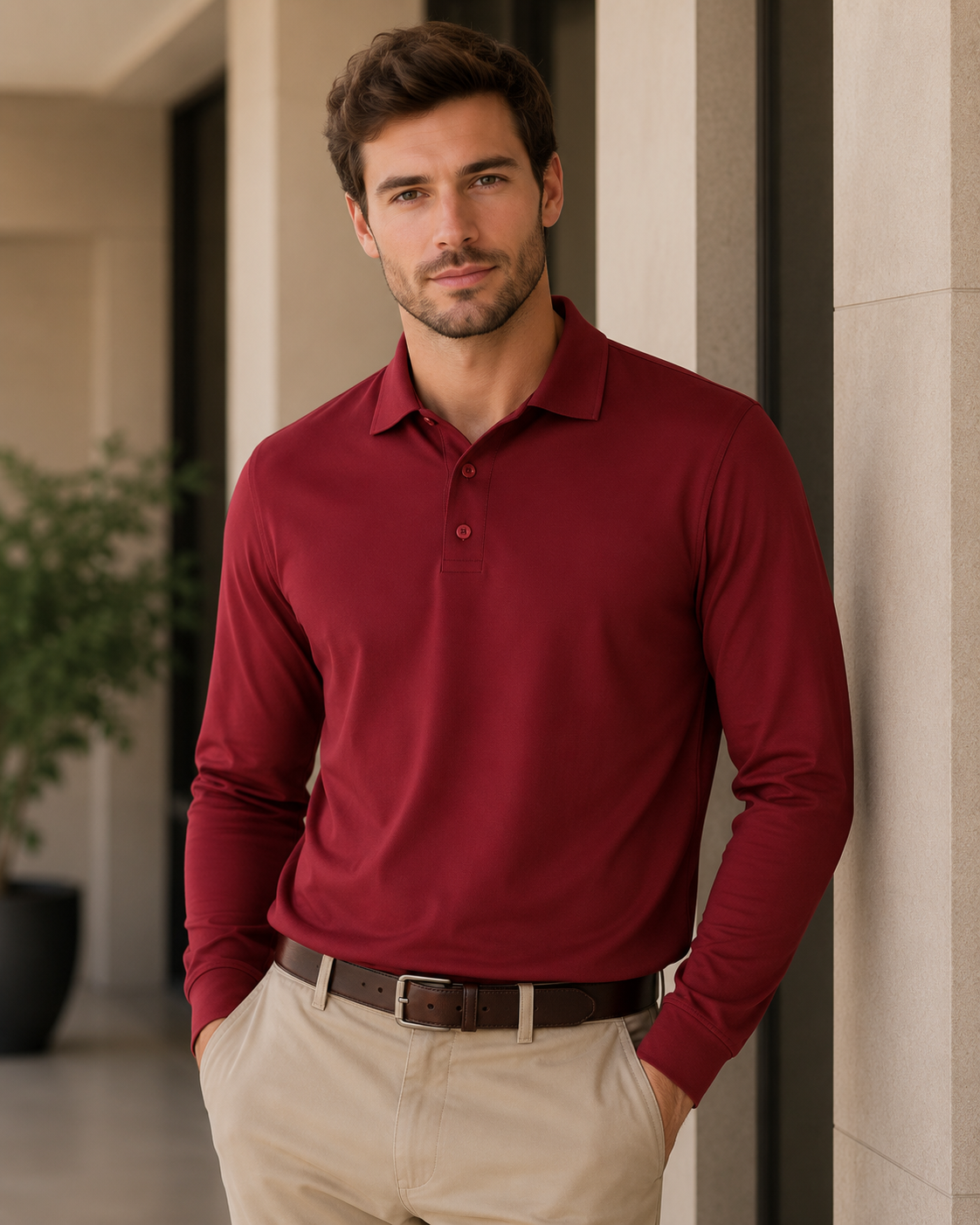 TrueDry Victory LS Polo