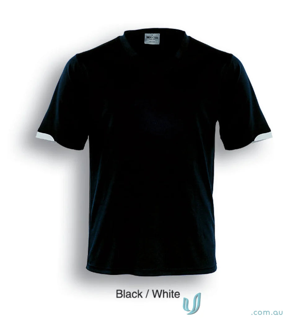 Black short-sleeved Breezeway Football Jersey with white trim for Adult Soccer Breezeway Jersey