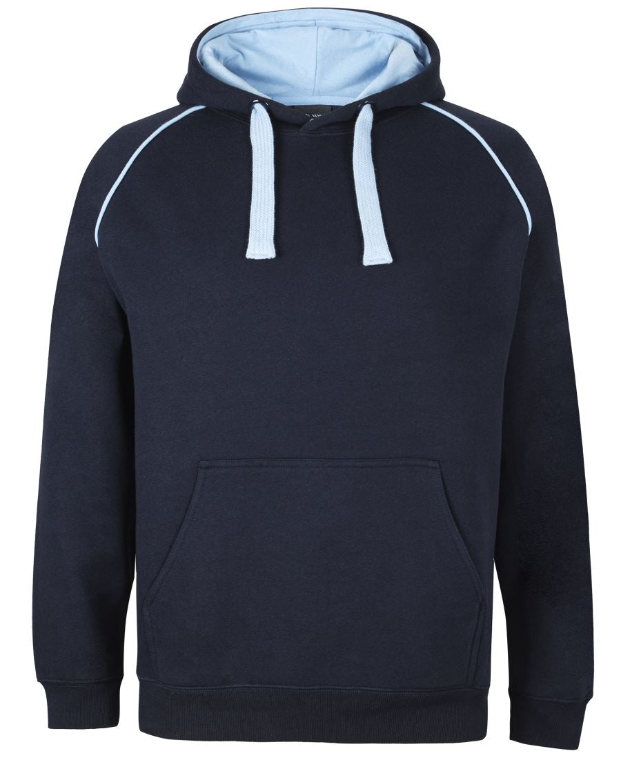 Jbs adults contrast fleecy hoodie in navy blue with light blue lining