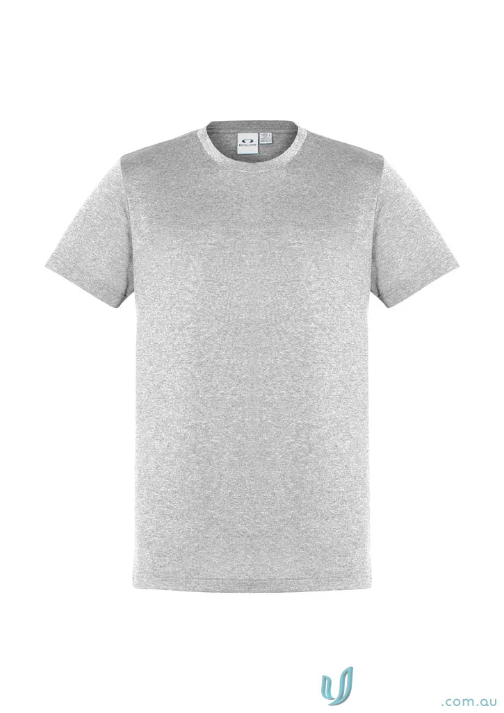 Gray patterned Aero Tee t800ms fabric resists shrinking short-sleeved t-shirt
