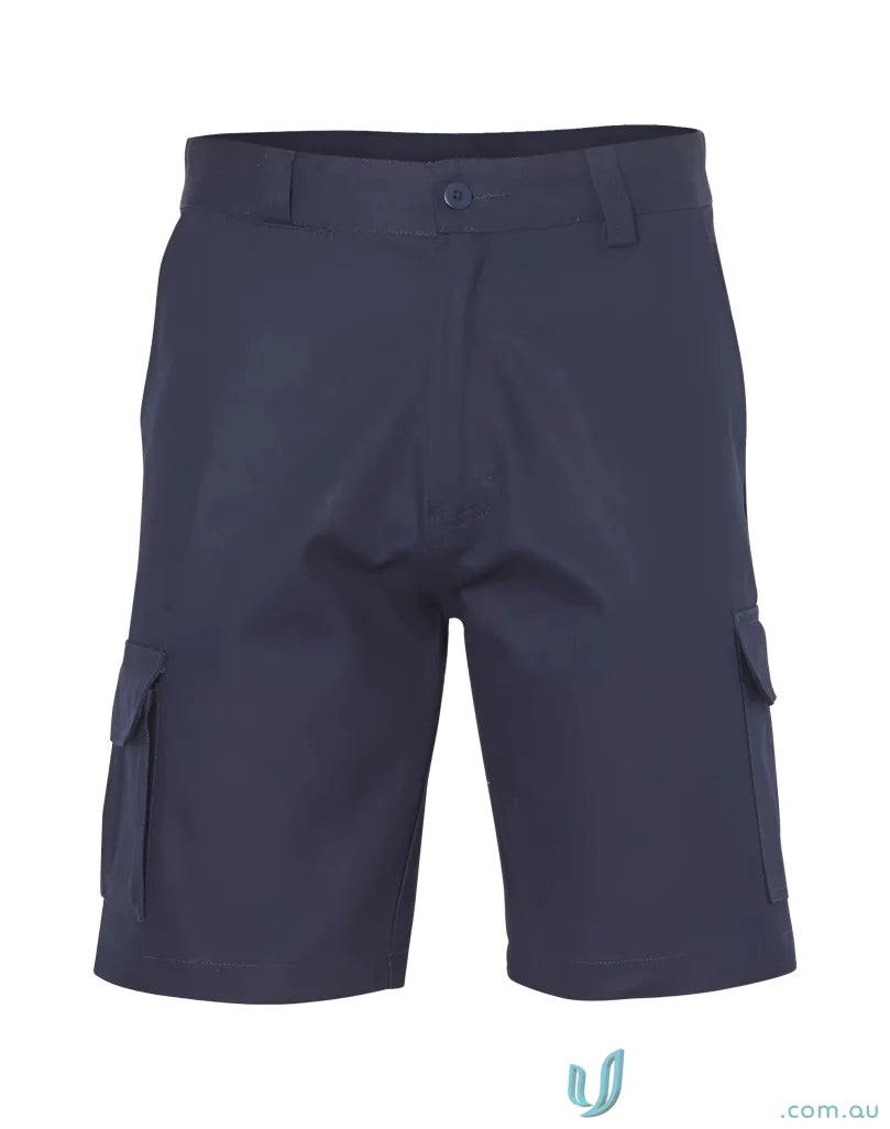 Navy blue AIW Heavy Cotton Drill Cargo Shorts in cotton pre-shrunk drill style