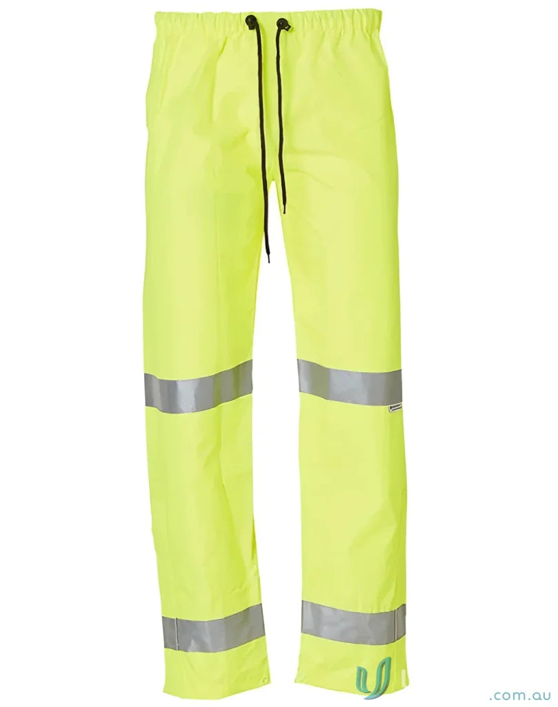 Yellow reflective hivis safety pants from AIW HiVis Safety Pants Winning Spirit HP01A