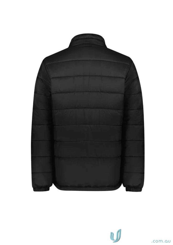 Black quilted puffer jacket from Alpine Ladies Puffer, perfect women’s alpine jacket style