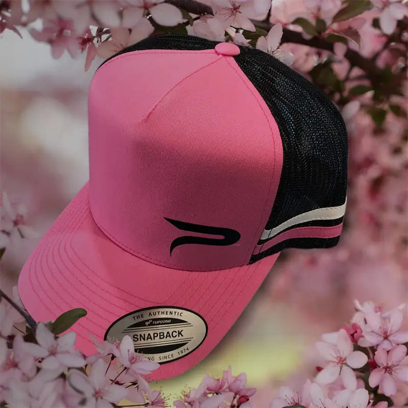 Headwear H-ALYSSA-6507 ALYSSA Trucker Cap in Bright Pink