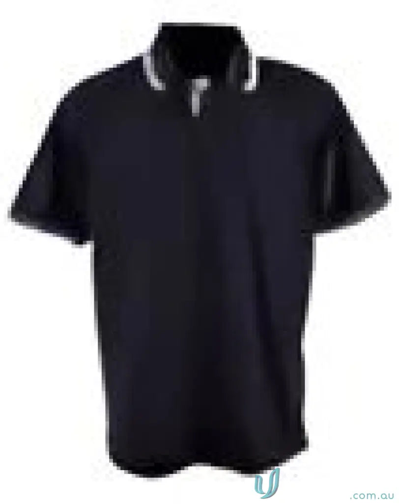 Dark blue Arjo EMB Mens Basic Polo shirt ideal for work uniforms and workwear