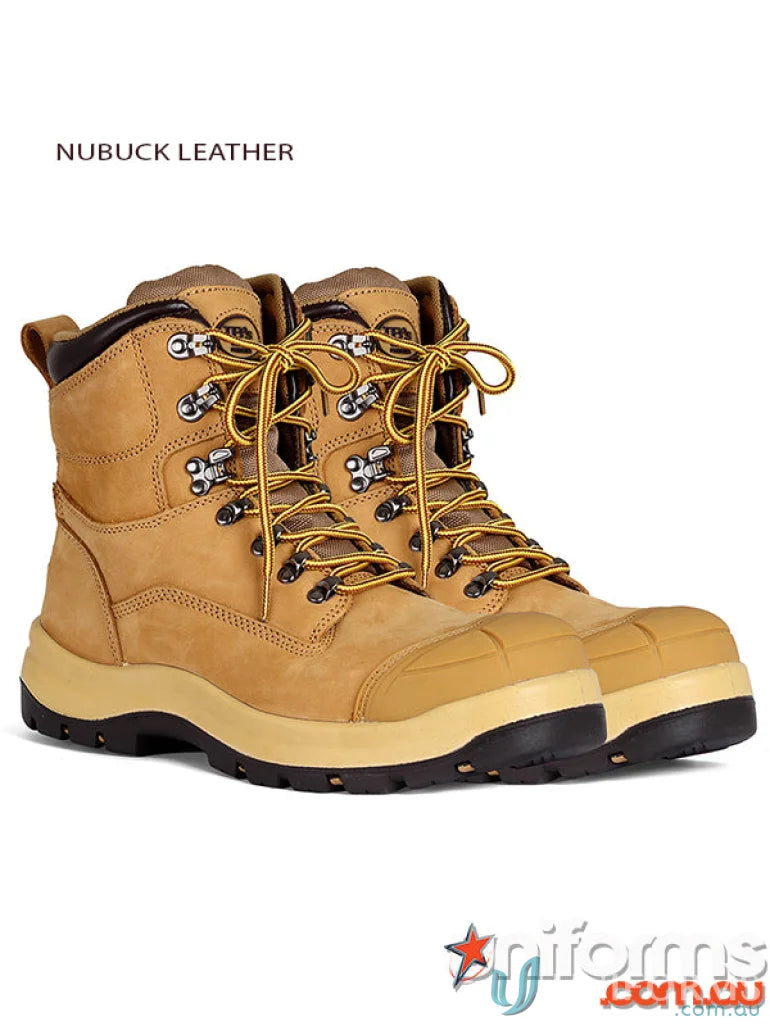 Nubuck leather work boots with sturdy sole for uniforms and tough workwear like Artic Freezer Boot