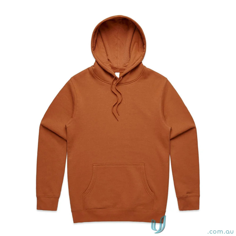 Brown stencil hooded sweatshirt from AS Adult Stencil Hoodie, perfect for workwear uniforms