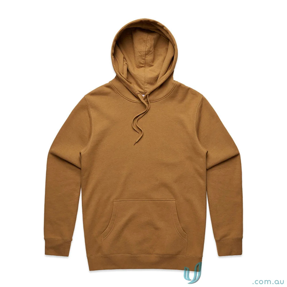 Brown hooded sweatshirt from AS Adult Stencil Hoodie perfect for stencil hood workwear
