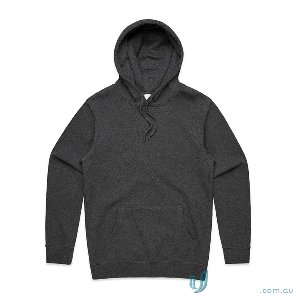 Gray hoodie with stencil design, perfect for uniforms or workwear like the AS Adult Stencil Hoodie