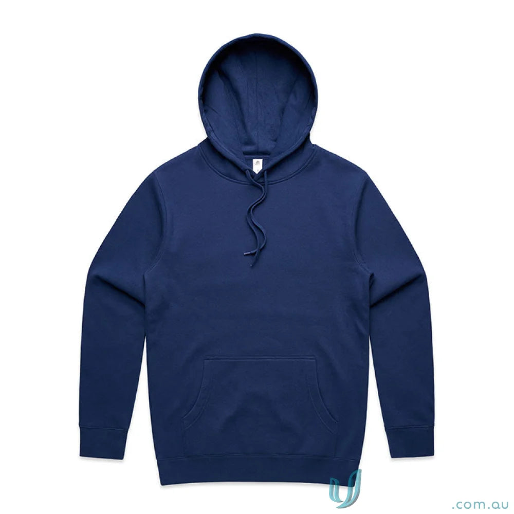 Navy blue stencil hood sweatshirt from AS Adult Stencil Hoodie, perfect workwear or uniforms