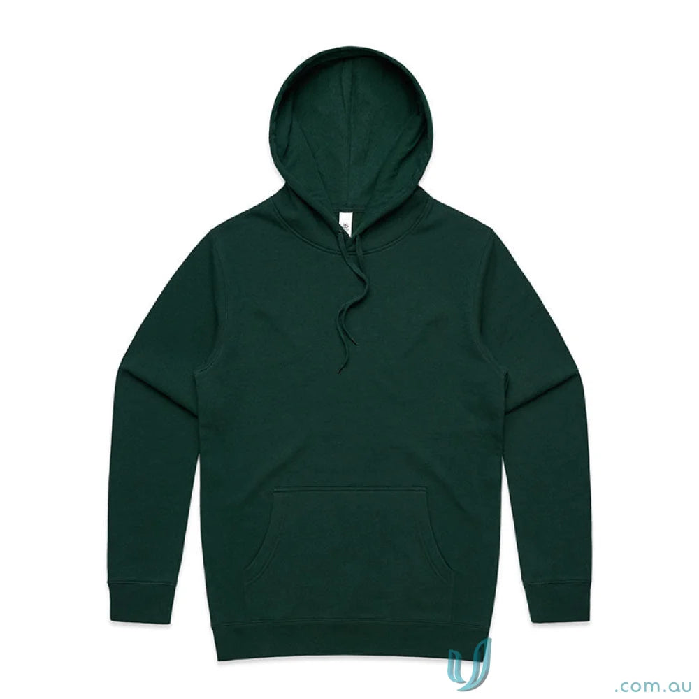 Dark green stencil hoodie from AS Adult Stencil Hoodie, perfect for uniforms and workwear