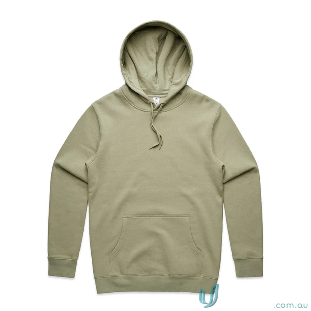 Olive green stencil hood sweatshirt, perfect for uniforms and workwear on AS Adult Stencil Hoodie