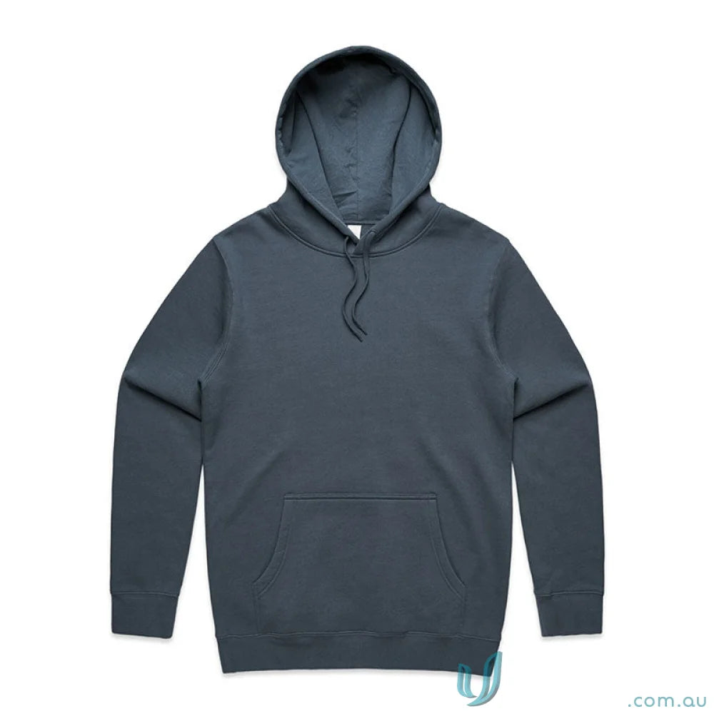 Gray hooded sweatshirt from AS Adult Stencil Hoodie, perfect for stencil hood and workwear uniforms