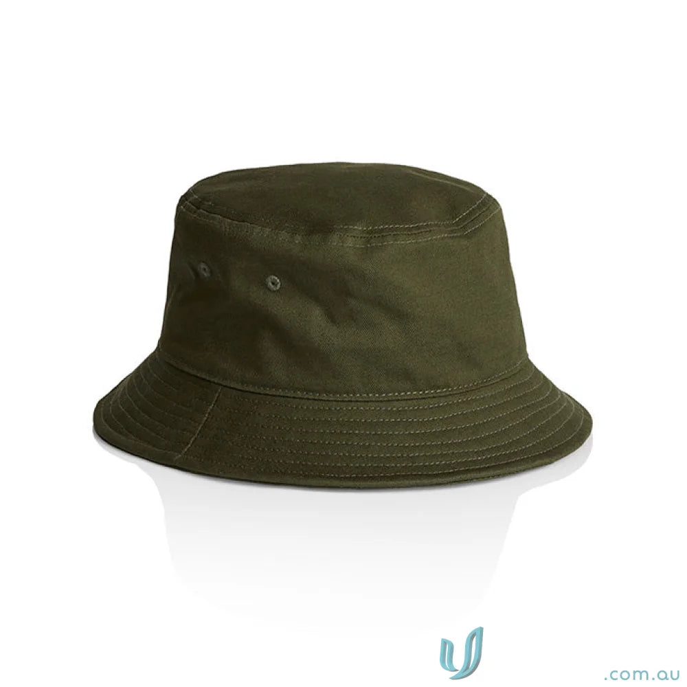 Olive green bucket hat perfect for workwear and uniforms from AS Bucket Hat collection