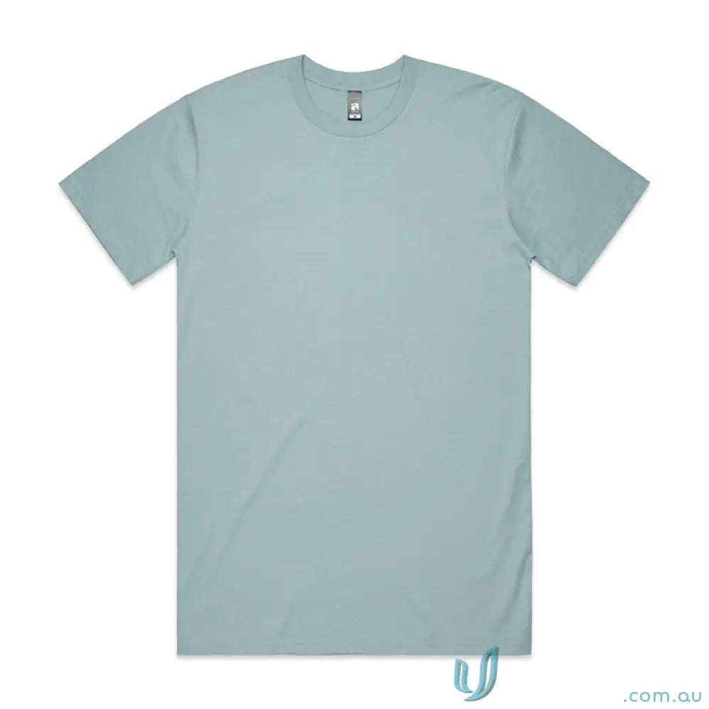 Light blue AS Classic Tee crew neck shirt in relaxed fit style made from combed cotton