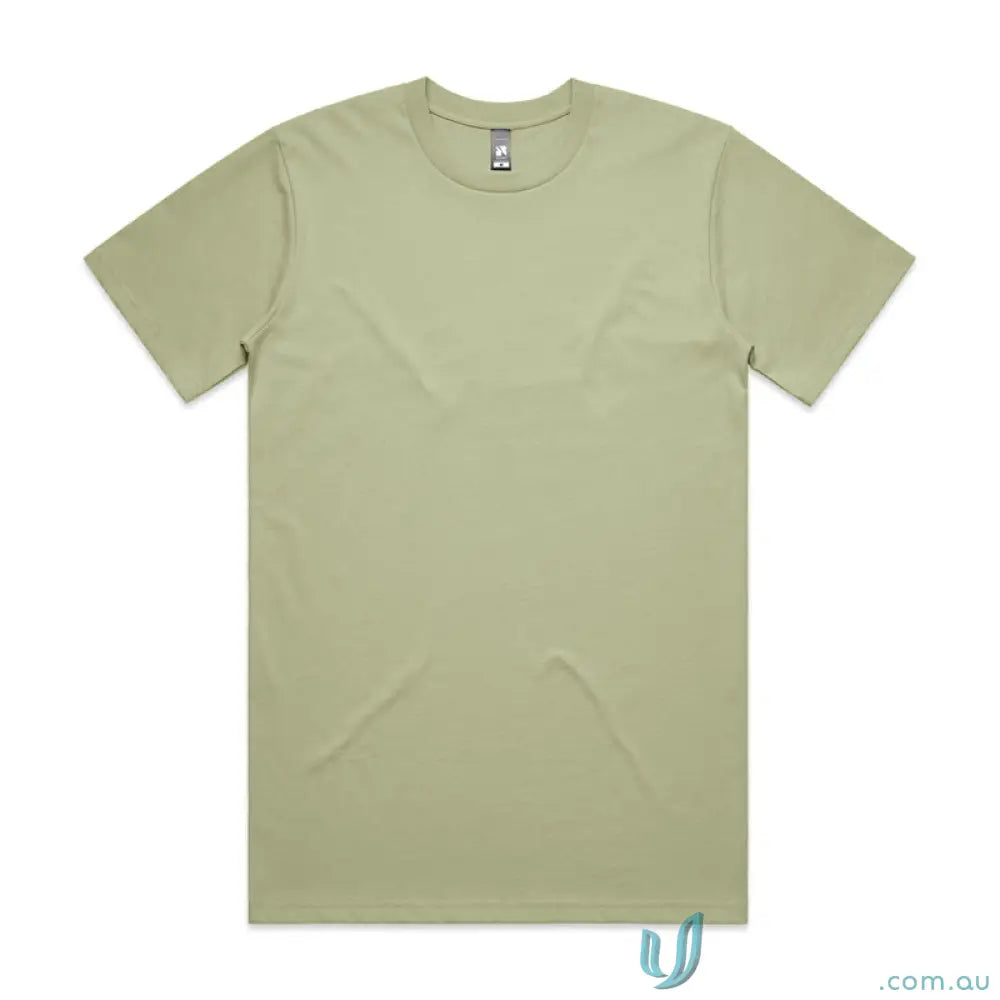 Plain light green AS Classic Tee, a relaxed fit combed cotton tee perfect for casual wear