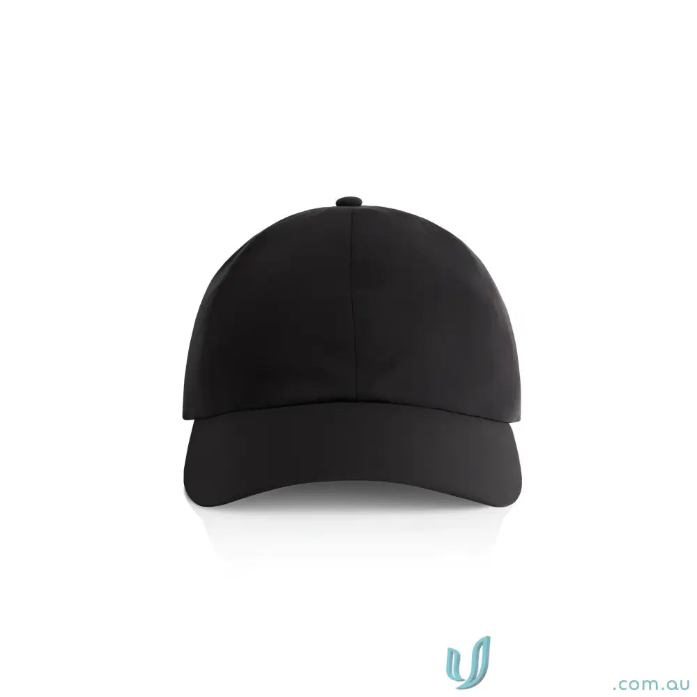 Black AS Colour Access Active Cap with low profile and self-fabric covered velcro