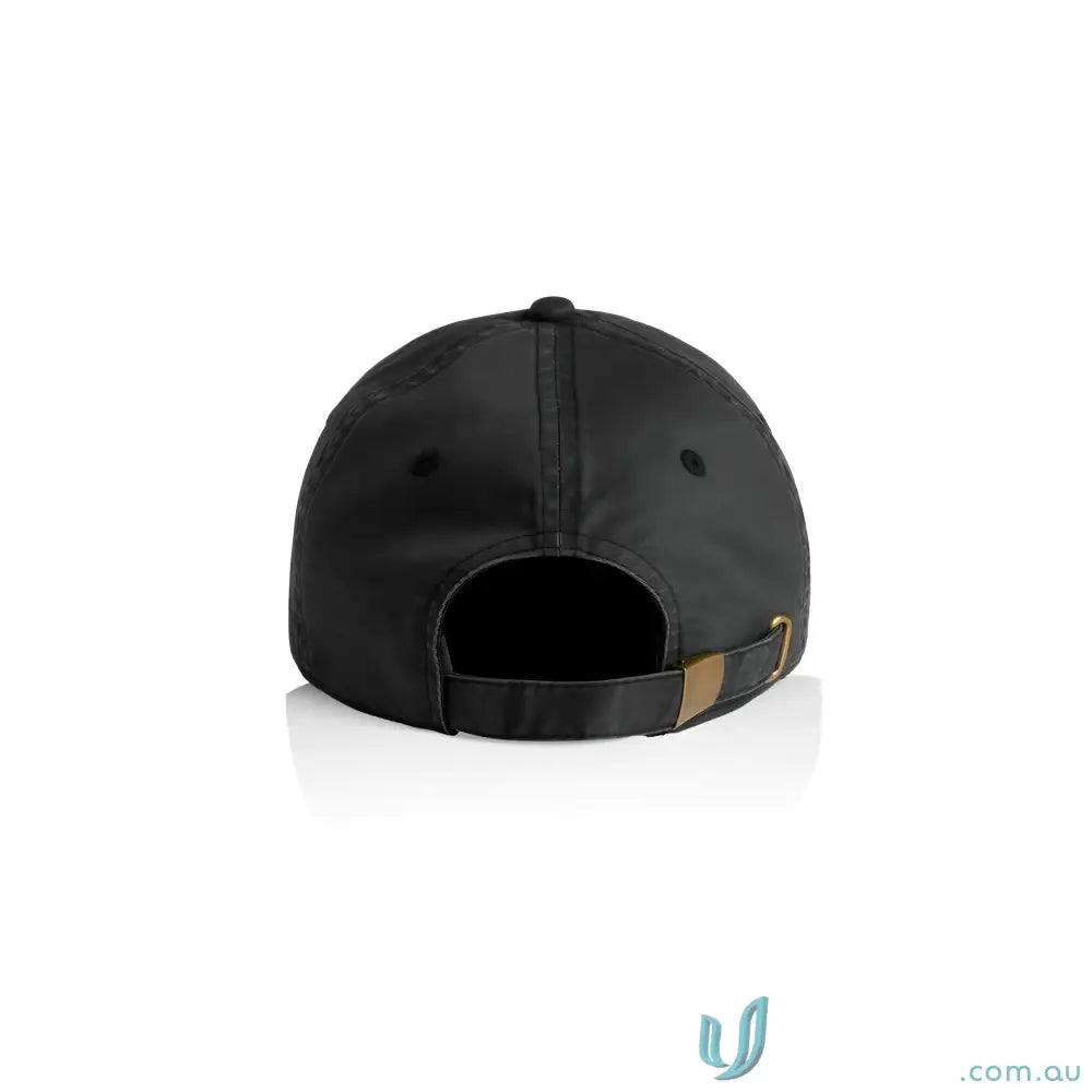Black Colour Access Faded Cap with adjustable strap and brass buckle for a casual look