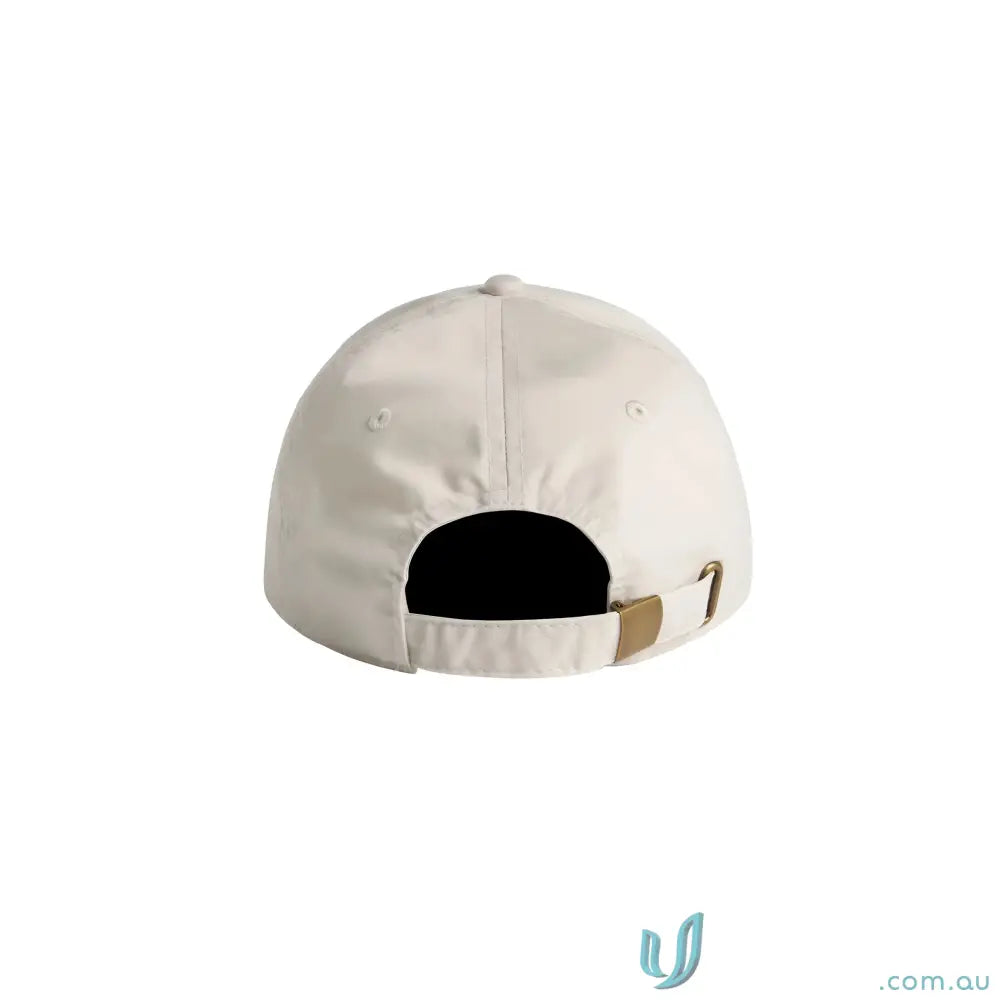 Light-colored Access Faded Cap with adjustable strap and buckle closure