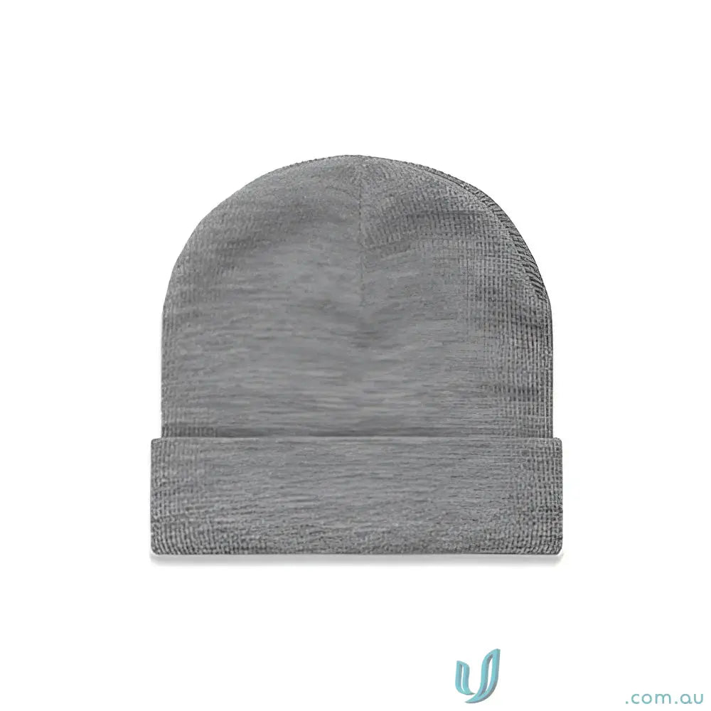 Gray knit cuff beanie from AS Colour Cuff Beanie collection, perfect colour cuff style