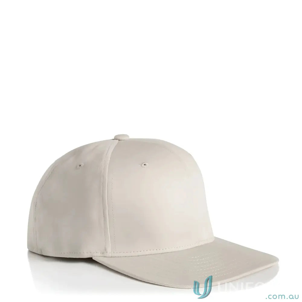 Plain light-colored Stock Flex Cap with flat peak from AS Colour Stock Flex Cap 1106