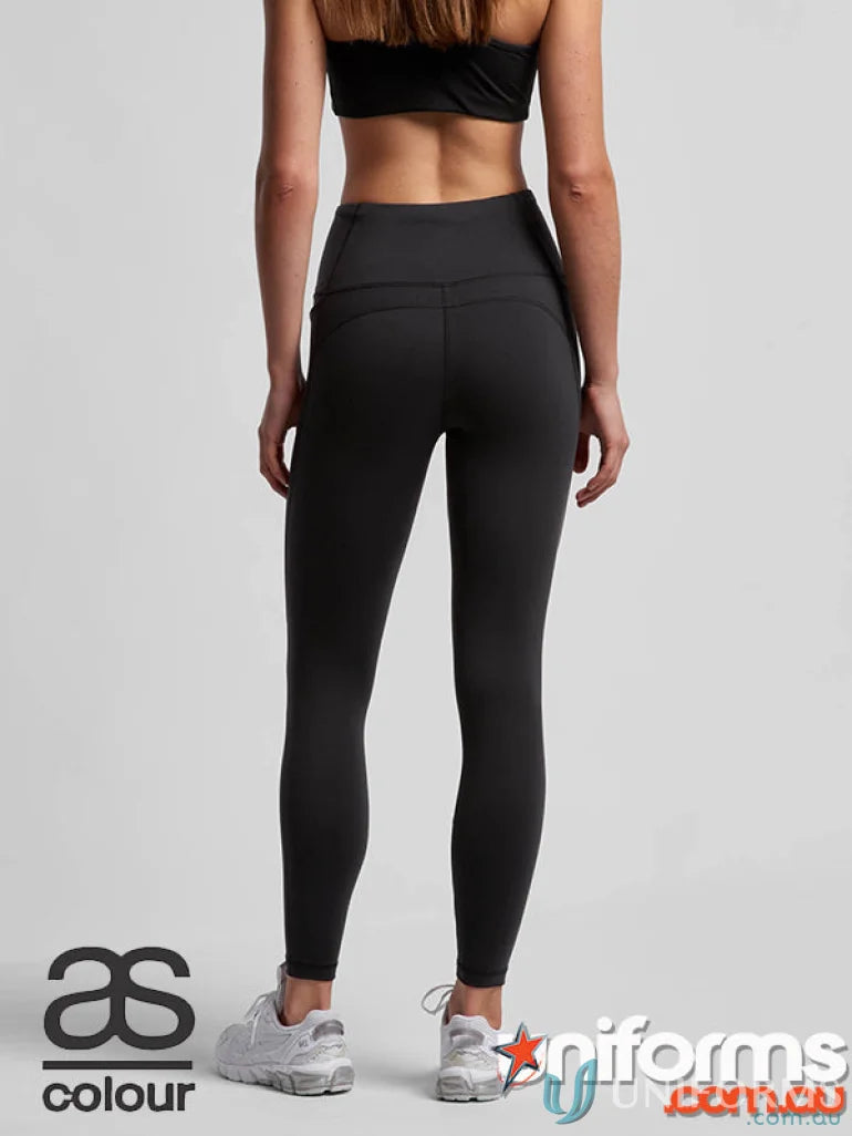 Black athletic leggings from AS Ladies Active Leggings, cool workwear for workouts