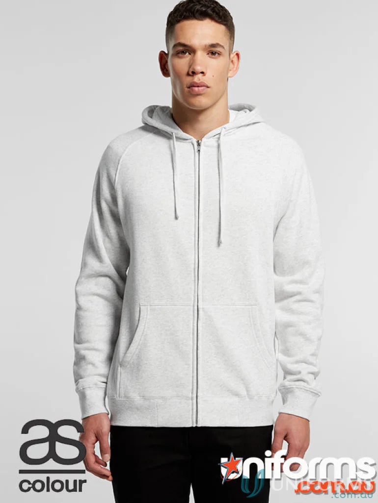 White zip-up hoodie from AS Official ideal for workwear or casual uniforms