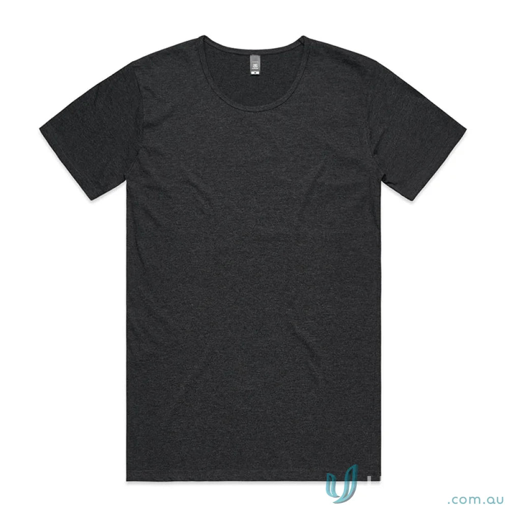 Dark gray heathered AS Shadow Tee, ideal for workwear and work uniforms