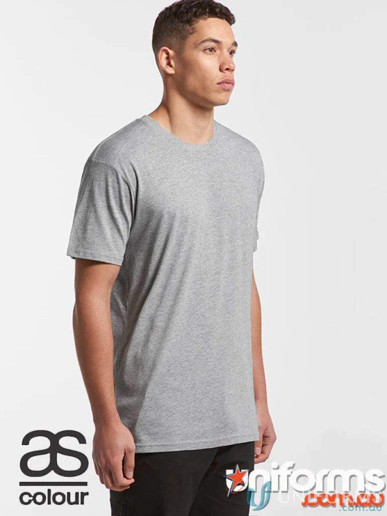 Gray short-sleeved T-shirt from AS Staple Tee, perfect for work uniforms or workwear