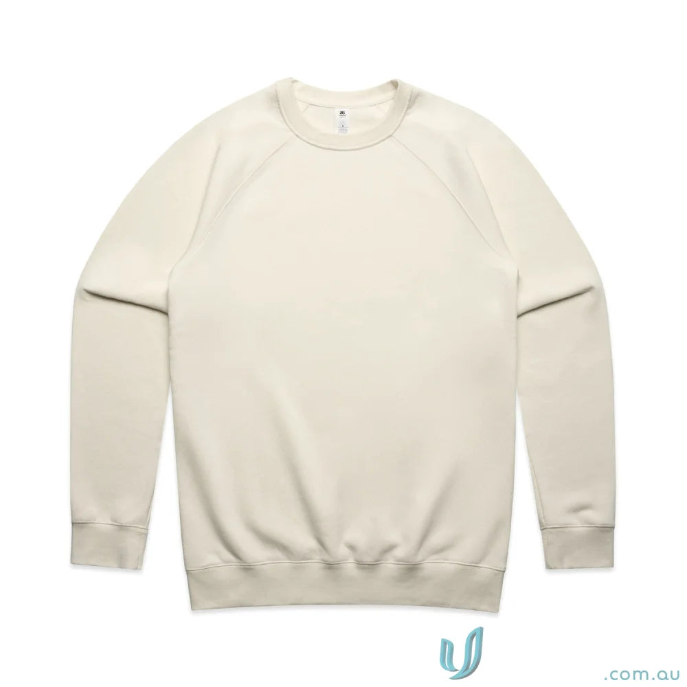 Beige crewneck sweatshirt from AS Supply Crew collection, perfect for casual crew orange style