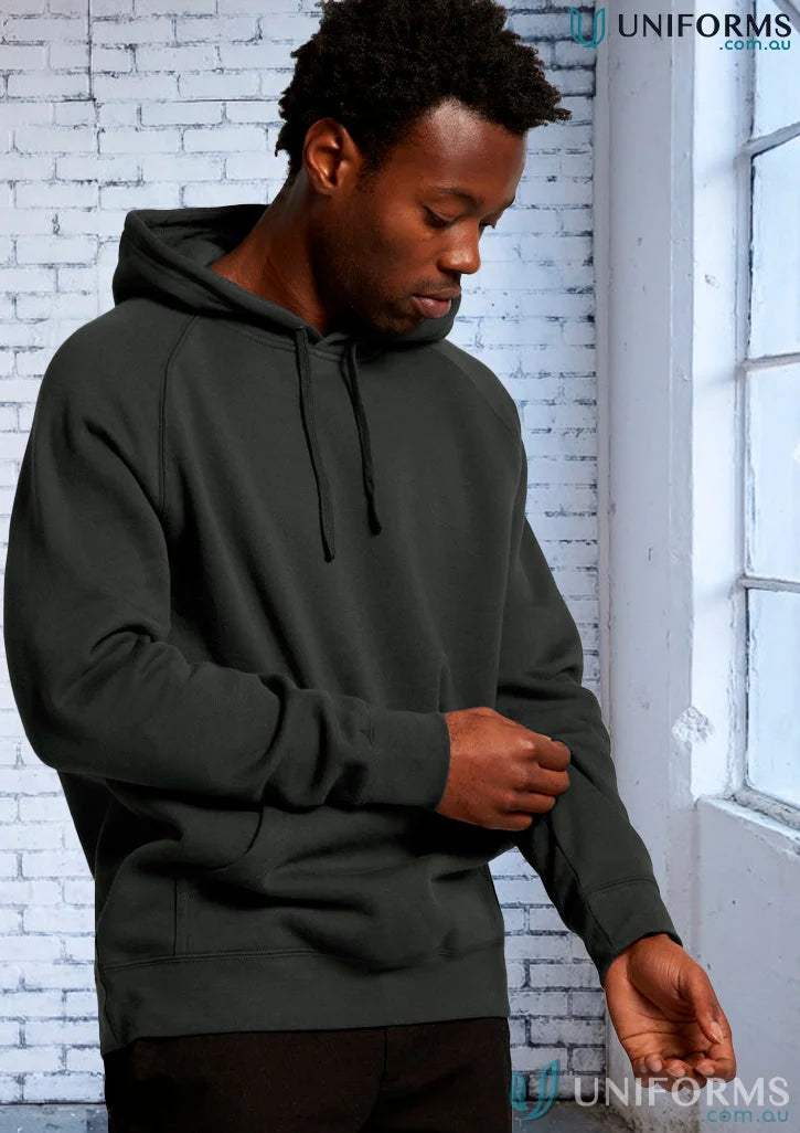Dark green AS Supply Hoodie made with polyester anti-pill fleece in regular fit
