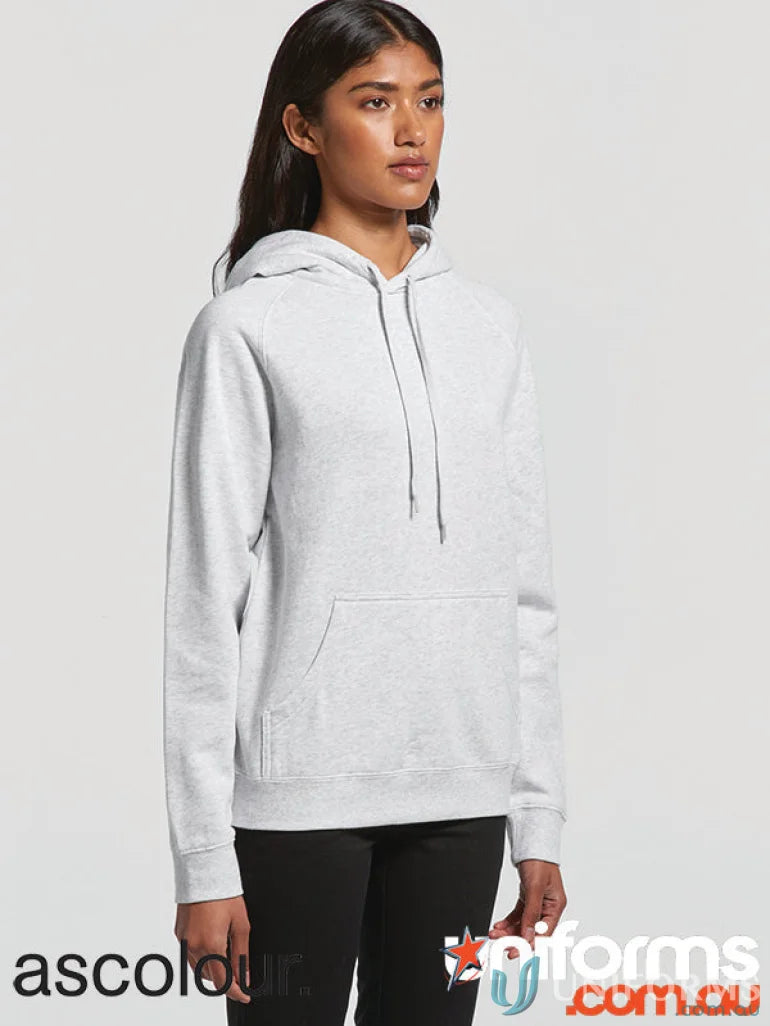 Gray hooded sweatshirt from AS Womens Supply Hoodie, super comfortable for uniforms