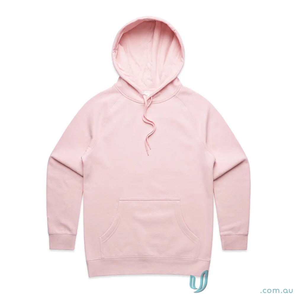 Pink hooded sweatshirt from AS Womens Supply Hoodie, super comfortable for uniforms