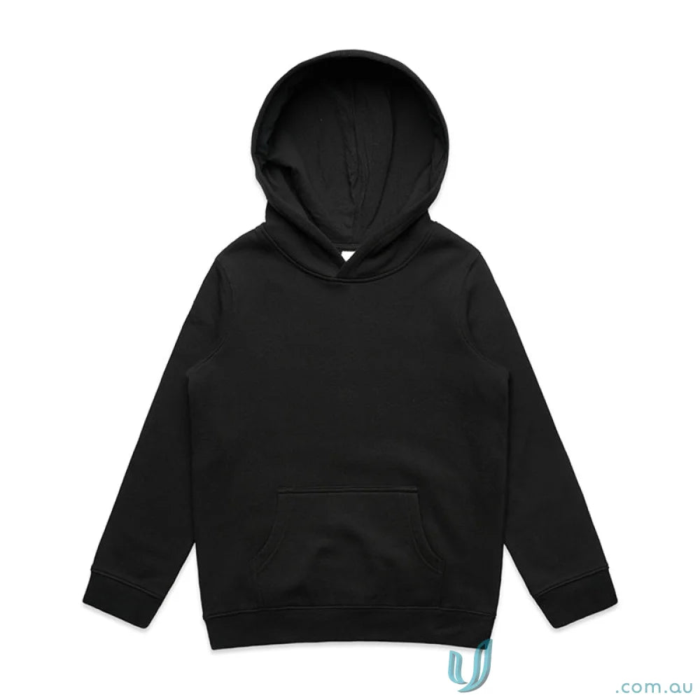 Black hoodie from AS Youth Supply Hoodie, perfect for uniforms and workwear casual style