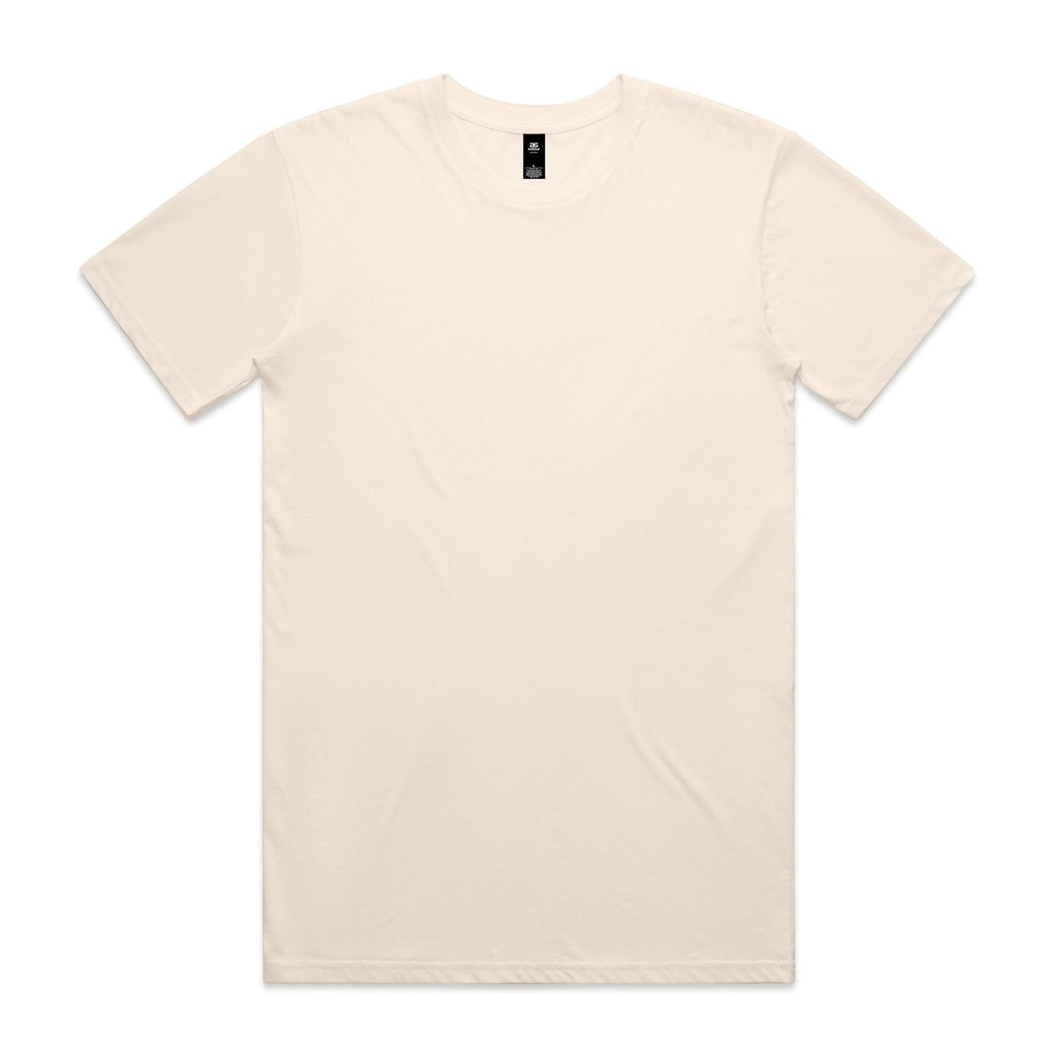 Planett staple tee Atlan DTF mens cream cotton crew neck t-shirt