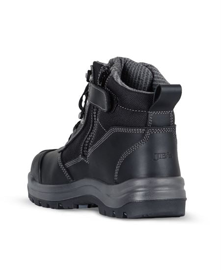 JB's Atrax Heavy-Duty Zip Safety Boot: Composite Toe, Anti-Static, Oil Resistant
